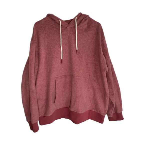 Members Mark Pink Reverse Fleece Hoodie, XXL, Pre-owned - Picture 3 of 7